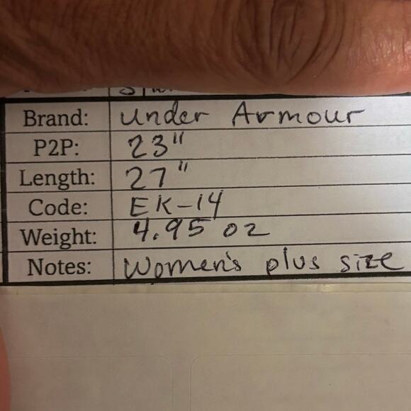 Under Armour HeatGear Gray V-Neck Tee 1X Plus Size Activewear Shirt Gorpcore Gym - Picture 11 of 11